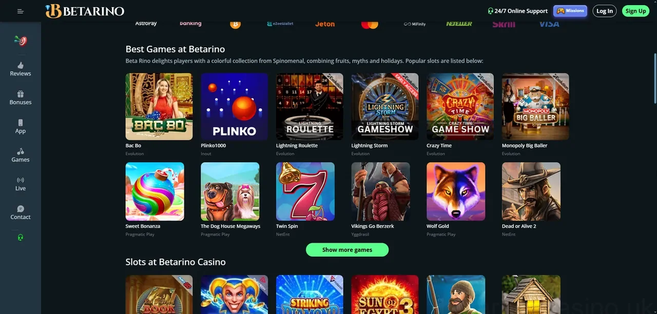 Betarino Casino Casino